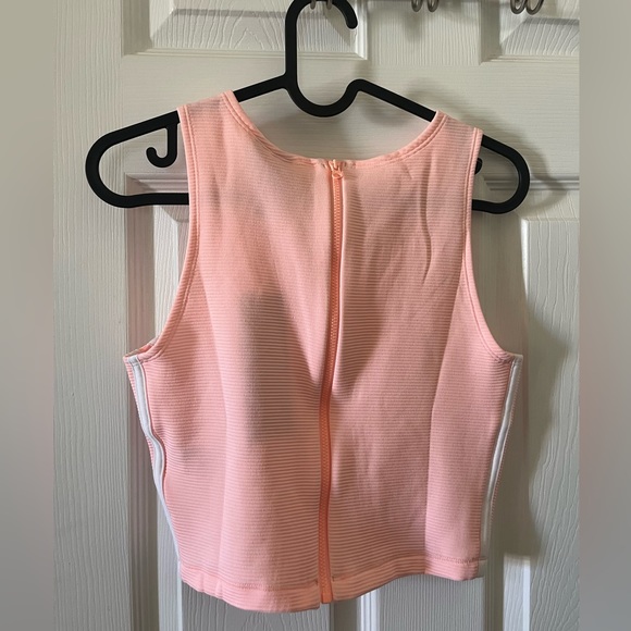 Adidas Women’s Zippable Ribbed Tank Top - Picture 6 of 7